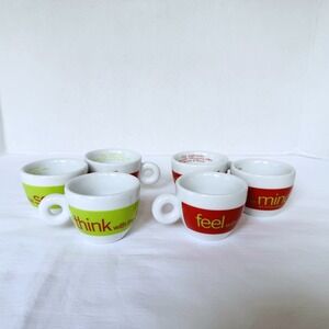 6X Espresso Cups illy art collection 52 Biennale Venice 3x MIND  3x SENSES